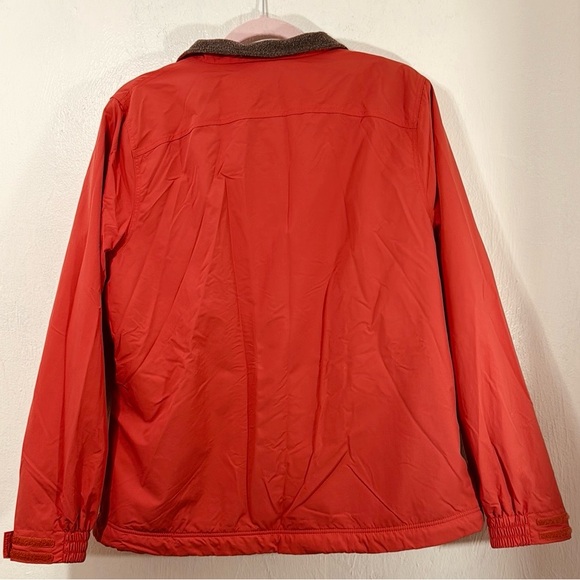 Vtg. L.L.Bean-Preppy Classic Chore Coat with fleece lining in coral.Size M - Picture 2 of 10